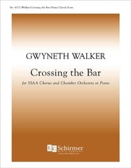 Crossing the Bar SSAA choral sheet music cover Thumbnail